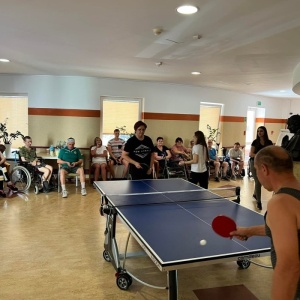 Kolejny turniej tenisa stołowego w Centrum Rehabilitacji SM